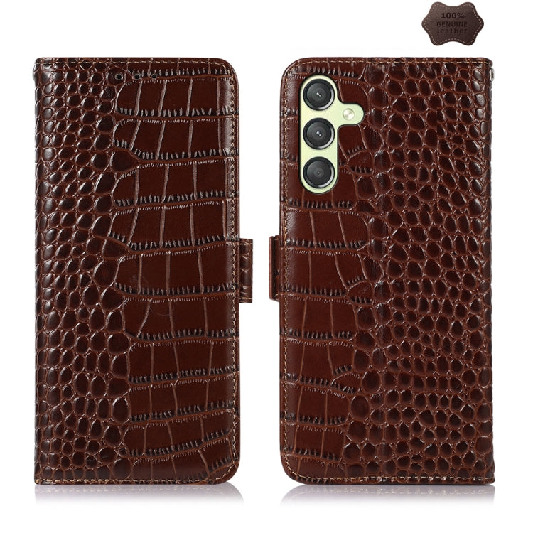 Custodia portafoglio in pelle per Samsung Galaxy S24+