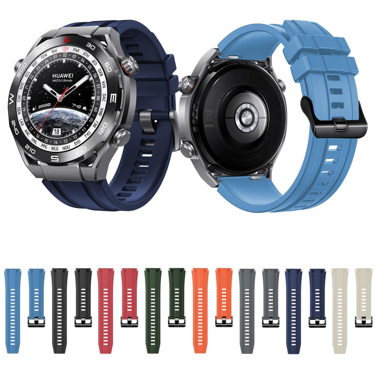 Per il cinturino di ricambio in silicone per Huawei Watch Ultimate, 2pcs Regular Style, 3pcs Longer Style