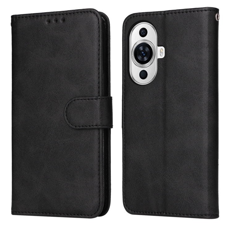 Custodia in pelle a conchiglia per Huawei nova 11 Pro