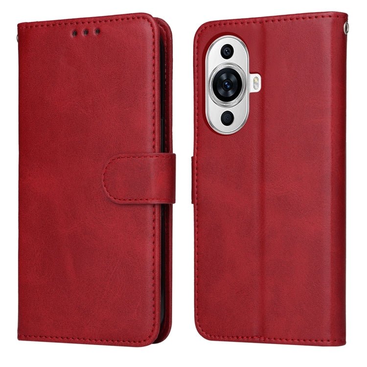 Custodia in pelle a conchiglia per Huawei nova 11 Pro