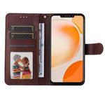 Custodia in pelle a conchiglia per Huawei nova 11 Pro