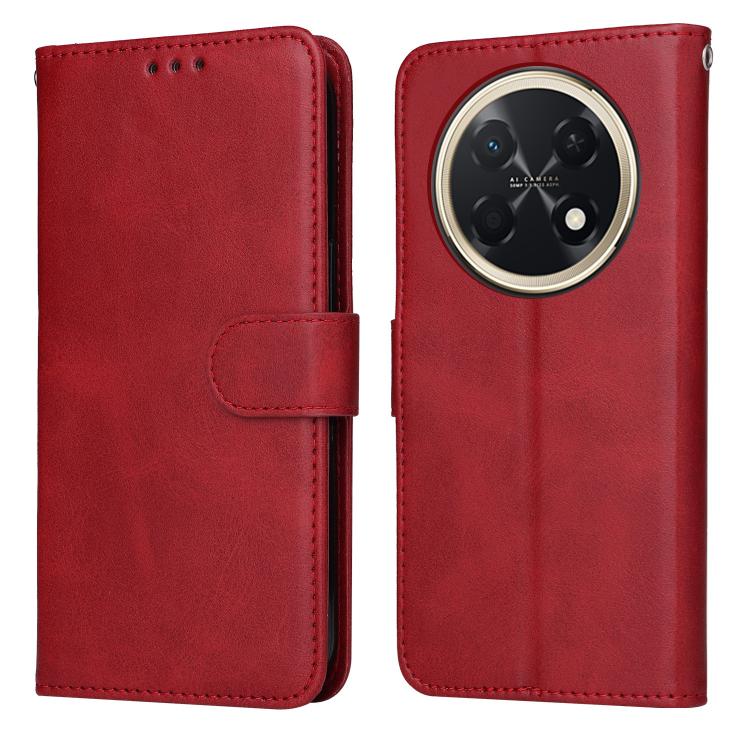 Custodia per telefono in pelle a conchiglia con struttura in vitello classico, For Huawei nova 16, For Huawei Enjoy 90 Pro Max 5G, For Huawei Enjoy 90 / Enjoy 90 Plus 5G, For Huawei Enjoy 80 Plus