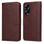 Custodia in pelle a conchiglia per OPPO Find X6