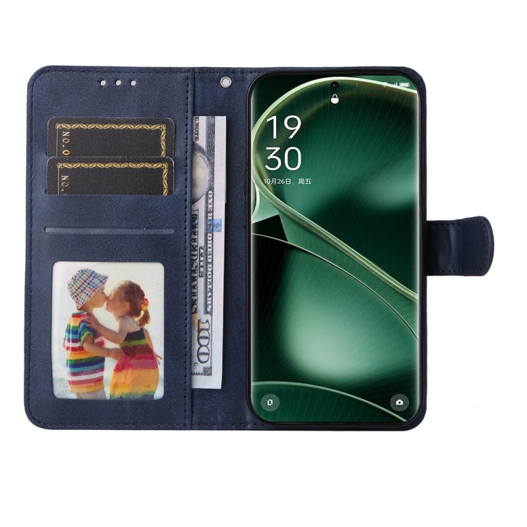 Custodia in pelle a conchiglia per OPPO Find X6
