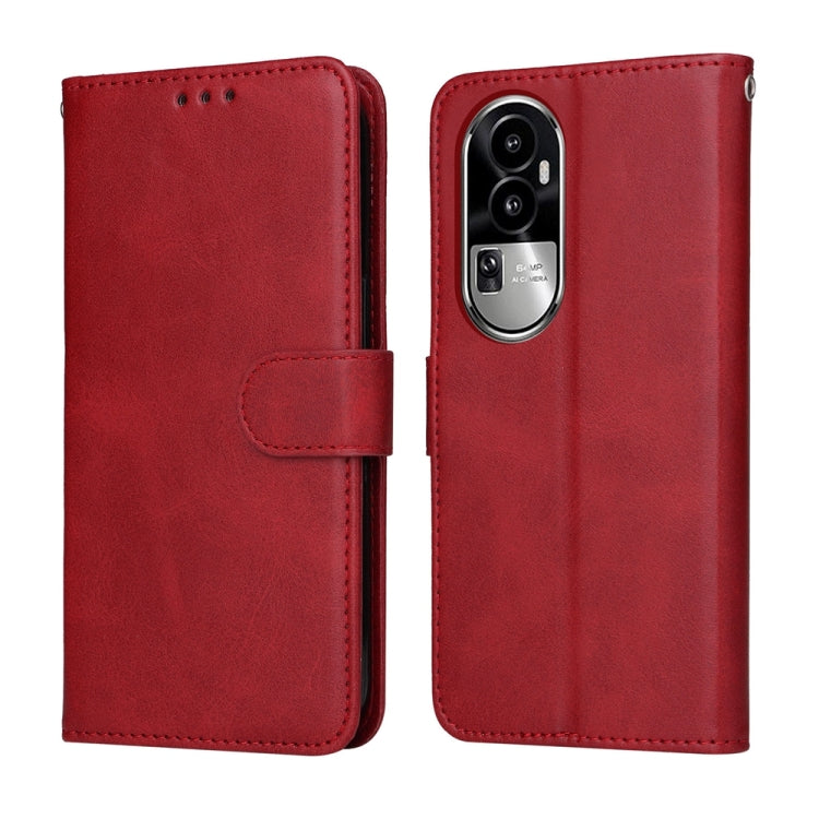 Custodia in pelle a conchiglia per OPPO Reno10 e Find X