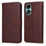 Custodia in pelle a conchiglia per OPPO Reno10 e Find X