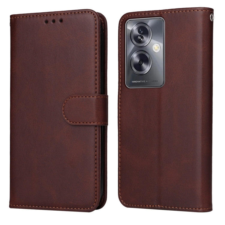 Custodia in pelle a conchiglia per OPPO Find X6