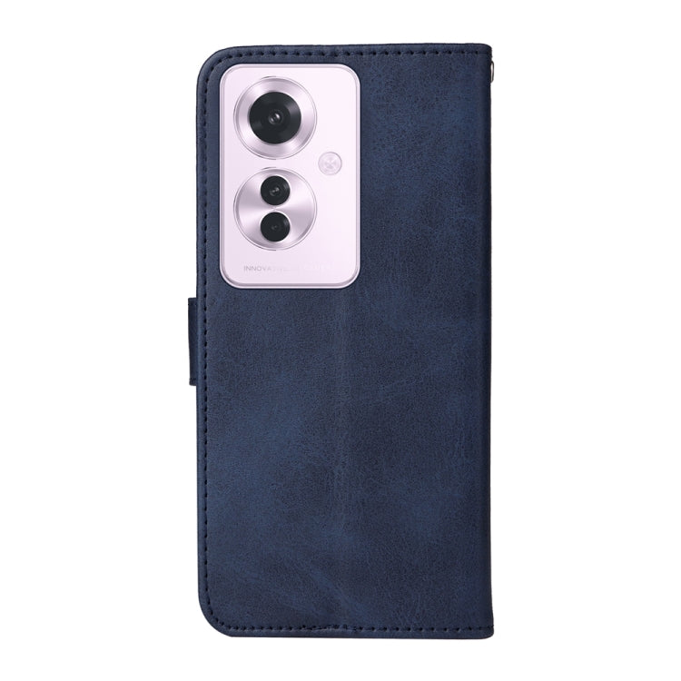 Custodia portafoglio in pelle per OPPO Reno11 5G