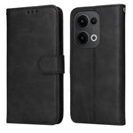 Custodia per telefono in pelle a conchiglia con struttura in vitello classico, For OPPO Find X9, For OPPO A6 Pro 4G / 5G Global / F31 5G, For OPPO Find X9 Pro, For OPPO Reno13 / Reno14 / Reno14 F 5G Global