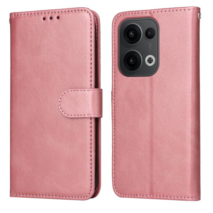 Custodia per telefono in pelle a conchiglia con struttura in vitello classico, For OPPO Find X9, For OPPO A6 Pro 4G / 5G Global / F31 5G, For OPPO Find X9 Pro, For OPPO Reno13 / Reno14 / Reno14 F 5G Global