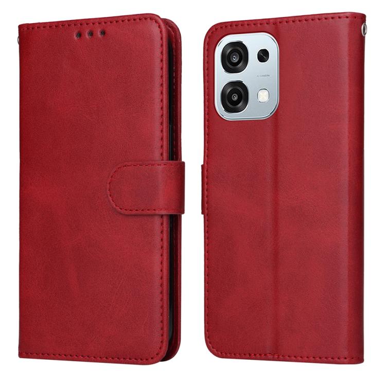 Custodia per telefono in pelle a conchiglia con struttura in vitello classico, For OPPO Find X9, For OPPO A6 Pro 4G / 5G Global / F31 5G, For OPPO Find X9 Pro, For OPPO Reno13 / Reno14 / Reno14 F 5G Global
