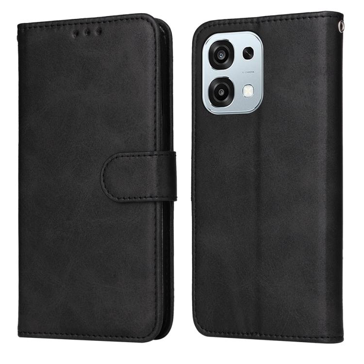 Custodia per telefono in pelle a conchiglia con struttura in vitello classico, For OPPO Find X9, For OPPO A6 Pro 4G / 5G Global / F31 5G, For OPPO Find X9 Pro, For OPPO Reno13 / Reno14 / Reno14 F 5G Global
