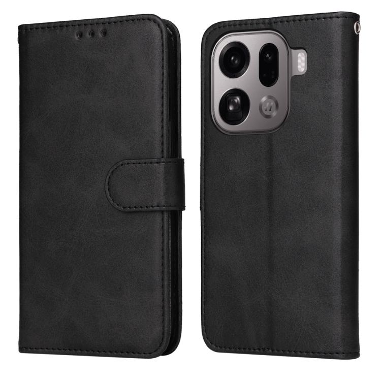 Custodia per telefono in pelle a conchiglia con struttura in vitello classico, For OPPO Find X9, For OPPO A6 Pro 4G / 5G Global / F31 5G, For OPPO Find X9 Pro, For OPPO Reno13 / Reno14 / Reno14 F 5G Global