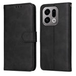 Custodia per telefono in pelle a conchiglia con struttura in vitello classico, For OPPO Find X9, For OPPO A6 Pro 4G / 5G Global / F31 5G, For OPPO Find X9 Pro, For OPPO Reno13 / Reno14 / Reno14 F 5G Global