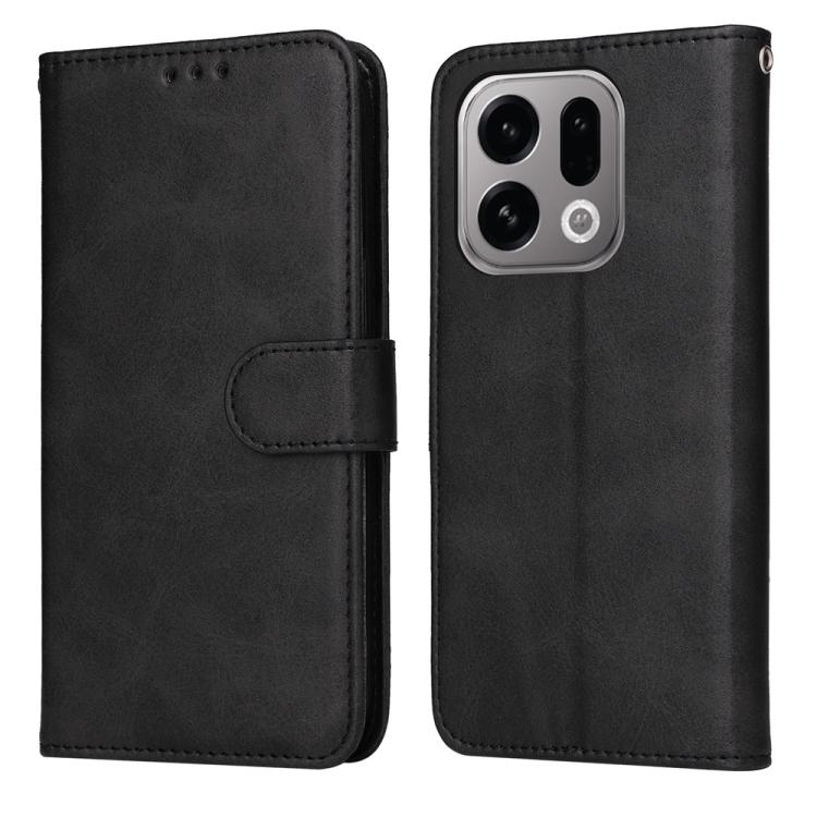 Custodia per telefono in pelle a conchiglia con struttura in vitello classico, For OPPO Find X9, For OPPO A6 Pro 4G / 5G Global / F31 5G, For OPPO Find X9 Pro, For OPPO Reno13 / Reno14 / Reno14 F 5G Global