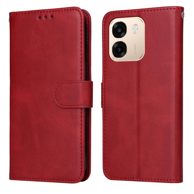 Custodia per telefono in pelle a conchiglia con struttura in vitello classico, For OPPO F33 Pro 5G, For OPPO Reno15 F 5G, For OPPO Reno15 5G Global / Reno 15c 5G, For OPPO A6 4G / 5G / A6x 5G Global