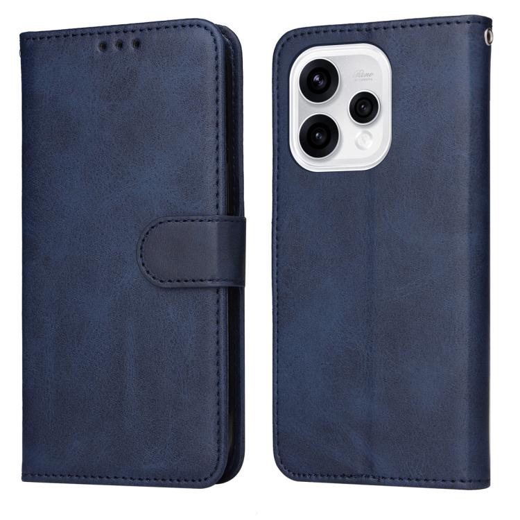 Custodia per telefono in pelle a conchiglia con struttura in vitello classico, For OPPO F33 Pro 5G, For OPPO Reno15 F 5G, For OPPO Reno15 5G Global / Reno 15c 5G, For OPPO A6 4G / 5G / A6x 5G Global