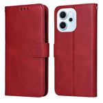 Custodia per telefono in pelle a conchiglia con struttura in vitello classico, For OPPO F33 Pro 5G, For OPPO Reno15 F 5G, For OPPO Reno15 5G Global / Reno 15c 5G, For OPPO A6 4G / 5G / A6x 5G Global