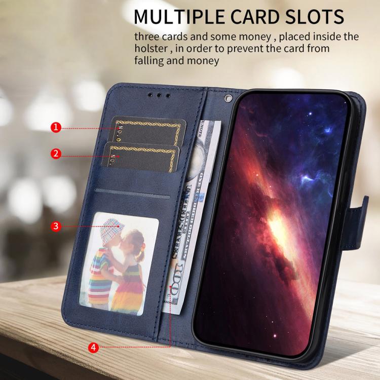 Custodia per telefono in pelle a conchiglia con struttura in vitello classico, For OPPO F33 Pro 5G, For OPPO Reno15 F 5G, For OPPO Reno15 5G Global / Reno 15c 5G, For OPPO A6 4G / 5G / A6x 5G Global