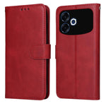 Custodia per telefono in pelle a conchiglia con struttura in vitello classico, For OPPO F33 Pro 5G, For OPPO Reno15 F 5G, For OPPO Reno15 5G Global / Reno 15c 5G, For OPPO A6 4G / 5G / A6x 5G Global