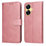 Custodia per telefono in pelle a conchiglia con struttura in vitello classico, For Realme C55, For Realme GT Neo 5 5G / GT3