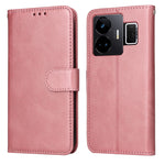 Custodia per telefono in pelle a conchiglia con struttura in vitello classico, For Realme C55, For Realme GT Neo 5 5G / GT3
