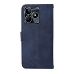Custodia in pelle a conchiglia per Realme C55