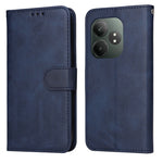 Custodia per telefono in pelle a conchiglia con struttura in vitello classico, For Realme 13+, For Realme 13 Pro / 13 Pro+ / P1 Pro Global, For Realme GT 6 / GT Neo6 SE, For Realme C63 / C61  / Note 60