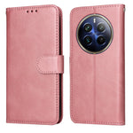 Custodia per telefono in pelle a conchiglia con struttura in vitello classico, For Realme 13+, For Realme 13 Pro / 13 Pro+ / P1 Pro Global, For Realme GT 6 / GT Neo6 SE, For Realme C63 / C61  / Note 60