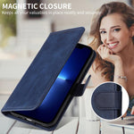 Custodia per telefono in pelle a conchiglia con struttura in vitello classico, For Realme 13+, For Realme 13 Pro / 13 Pro+ / P1 Pro Global, For Realme GT 6 / GT Neo6 SE, For Realme C63 / C61  / Note 60
