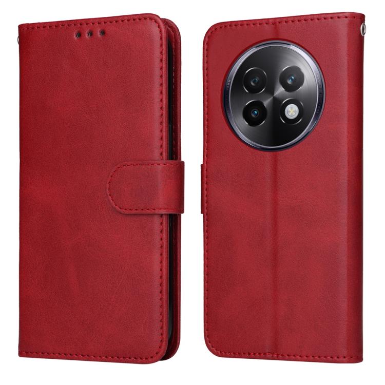 Custodia per telefono in pelle a conchiglia con struttura in vitello classico, For Realme 13+, For Realme 13 Pro / 13 Pro+ / P1 Pro Global, For Realme GT 6 / GT Neo6 SE, For Realme C63 / C61  / Note 60