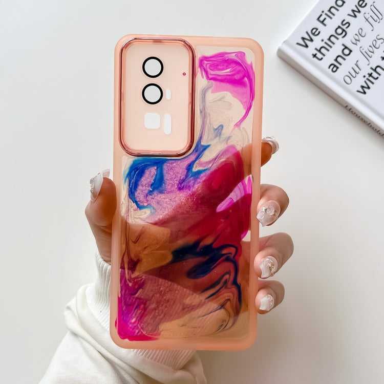 Custodia per telefono in TPU galvanica con pittura a olio, For Xiaomi Redmi K60, For Xiaomi Redmi K50, For Xiaomi Redmi K50 Ultra, For Xiaomi Redmi K40