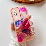 Custodia per telefono in TPU galvanica con pittura a olio, For Xiaomi Redmi K60, For Xiaomi Redmi K50, For Xiaomi Redmi K50 Ultra, For Xiaomi Redmi K40