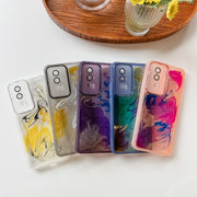 Custodia per telefono in TPU galvanica con pittura a olio, For Xiaomi Redmi K60, For Xiaomi Redmi K50, For Xiaomi Redmi K50 Ultra, For Xiaomi Redmi K40