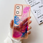 Custodia per telefono in TPU galvanica con pittura a olio, For Xiaomi Redmi K40 Pro, For Xiaomi Redmi K40 Gaming