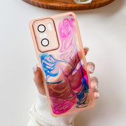Custodia per telefono in TPU galvanica con pittura a olio, For Xiaomi Redmi K40 Pro, For Xiaomi Redmi K40 Gaming