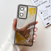 Custodia per telefono in TPU galvanica con pittura a olio, For Xiaomi Redmi K40 Pro, For Xiaomi Redmi K40 Gaming