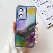 Custodia per telefono in TPU galvanica con pittura a olio, For Xiaomi Redmi K40 Pro, For Xiaomi Redmi K40 Gaming