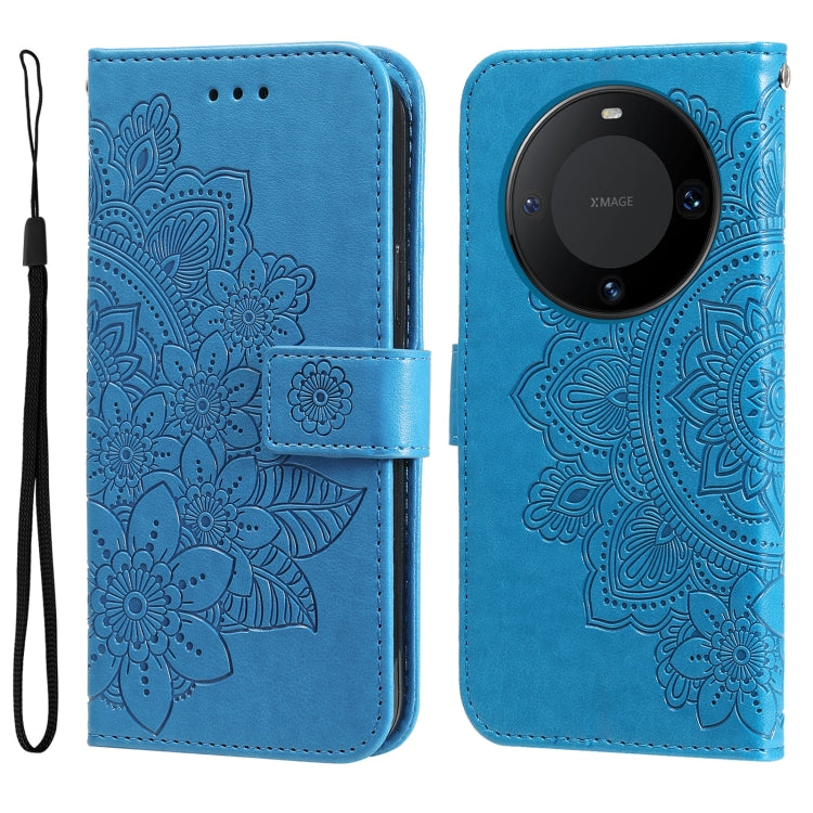 Custodia portafoglio in pelle per Huawei Mate 60