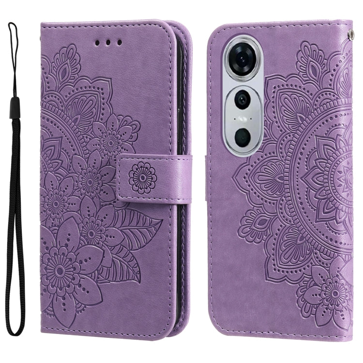 Custodia portafoglio in pelle goffrata per Huawei Enjoy 70 Pro