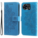 Custodia portafoglio in pelle goffrata per Huawei Nova 15 Pro