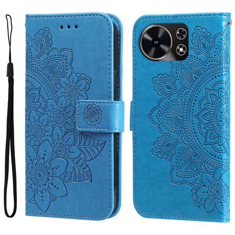 Custodia portafoglio in pelle goffrata per Huawei Nova 15 Pro