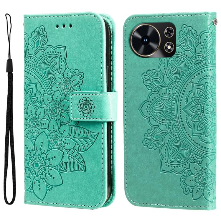 Custodia portafoglio in pelle goffrata per Huawei Nova 15 Pro
