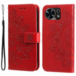 Custodia portafoglio in pelle goffrata per Huawei Nova 15 Pro