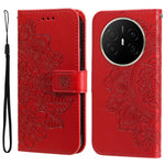 Custodia portafoglio in pelle goffrata per Huawei Nova 15 Pro