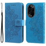 Custodia portafoglio in pelle goffrata per Huawei Nova 15 Pro