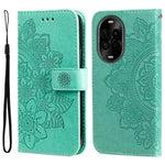 Custodia portafoglio in pelle goffrata per Huawei Nova 15 Pro
