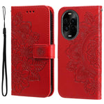 Custodia portafoglio in pelle goffrata per Huawei Nova 15 Pro