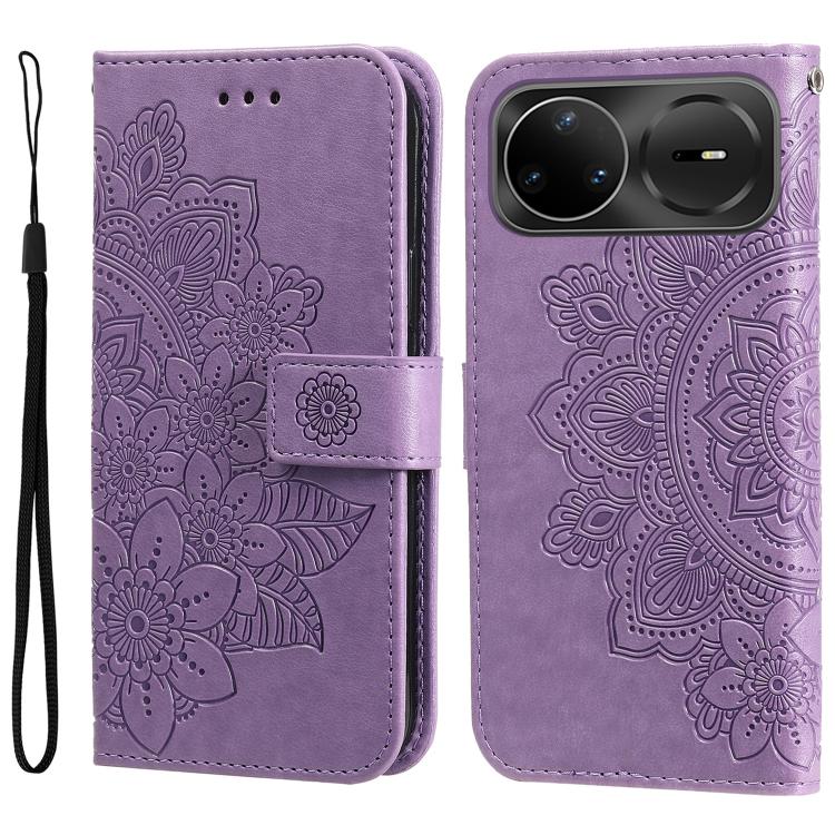 Custodia portafoglio in pelle goffrata per Huawei Nova 15 Pro