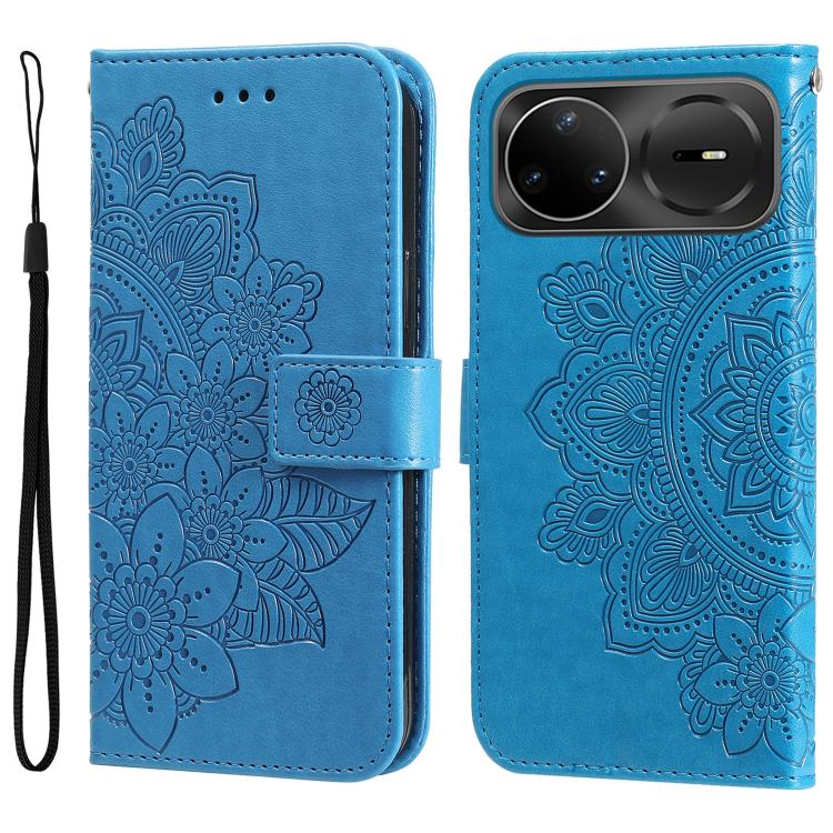 Custodia portafoglio in pelle goffrata per Huawei Nova 15 Pro